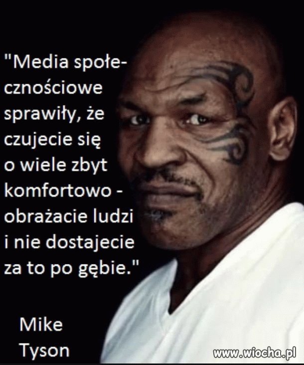 Mike Tyson o mediach społecznościowych