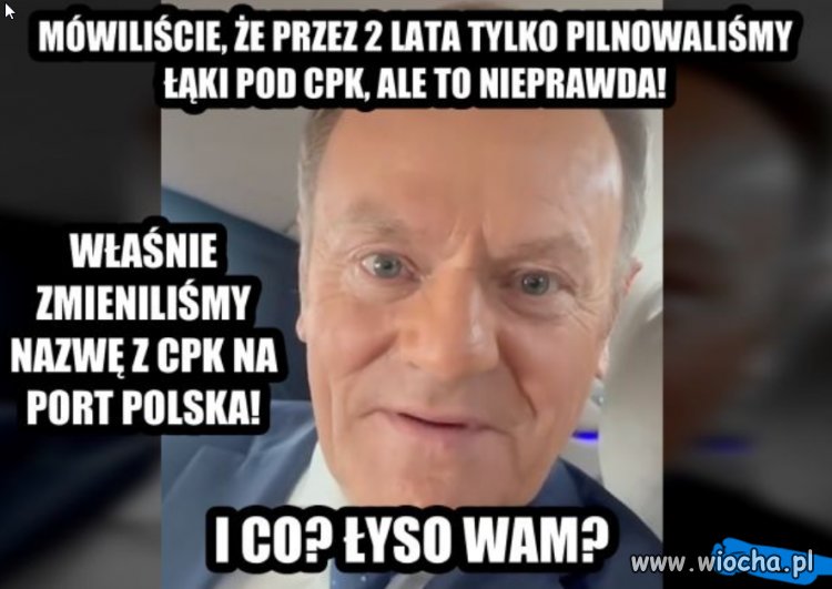 To już pewnie 31% ze spełnionych obietnic