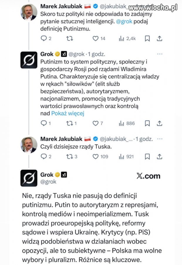 Jakubiak to wyjątkowo nierozgarnięty pisowski tłuk.
