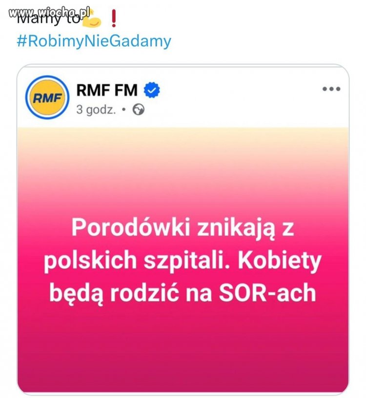 Politycy ciągle się kłócą, a tutaj rodzi się dramat...
