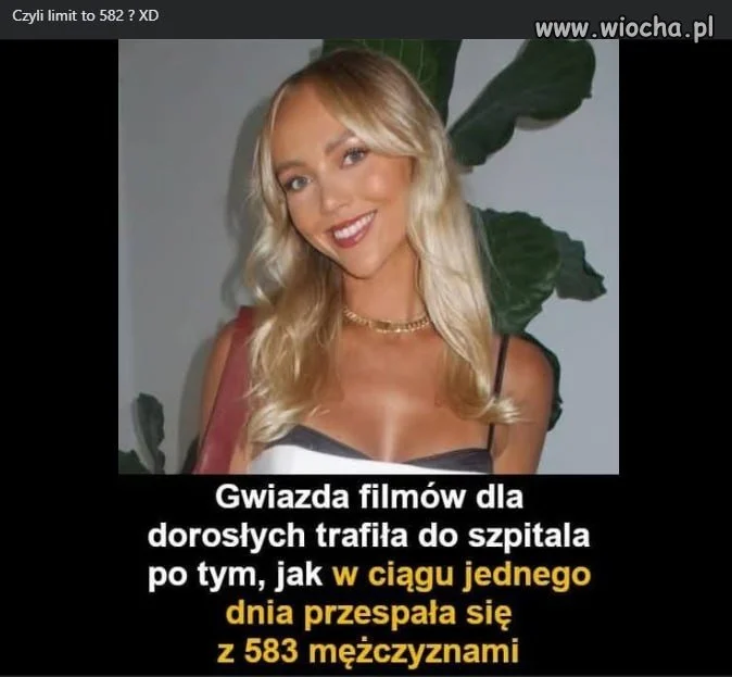 Gwiazda z branży p*** trafiła do szpitala