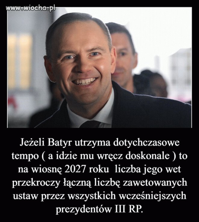 Ma spore szanse już na wiosnę