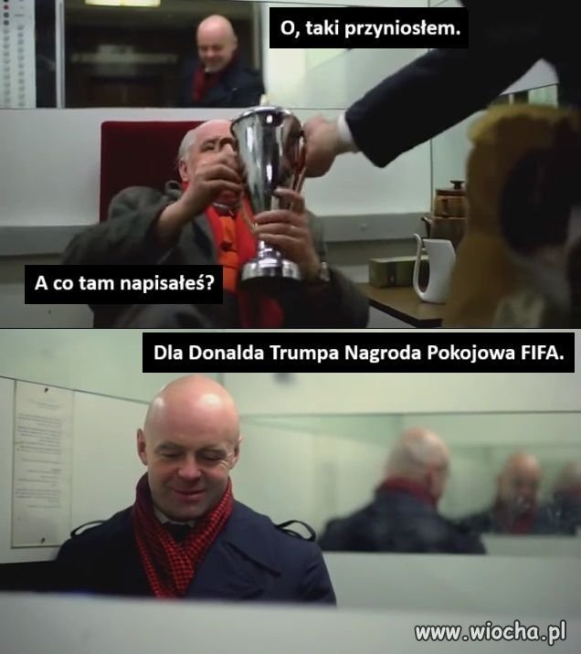 Donald Trump otrzymał pokojową nagrodę FIFA