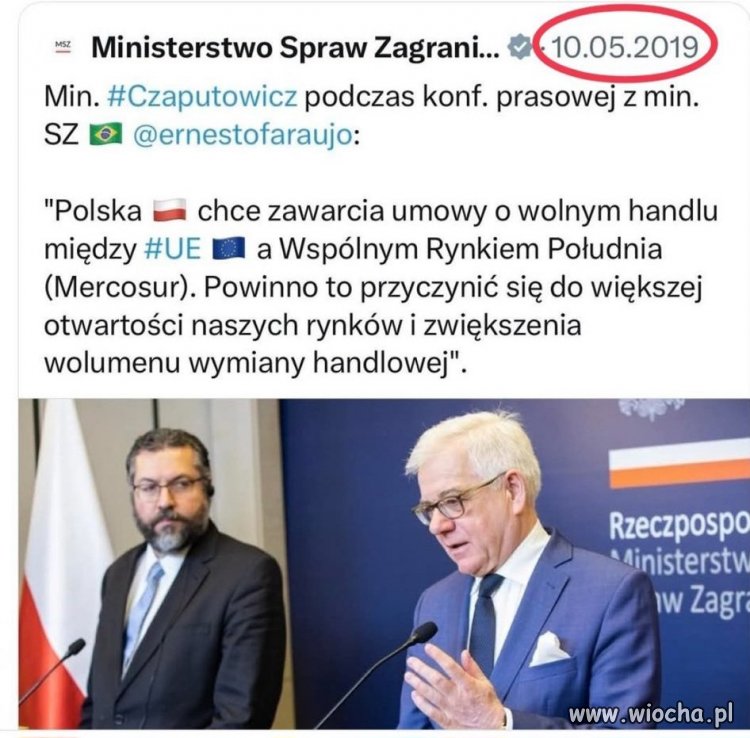 Tyle w temacie Mercosur.