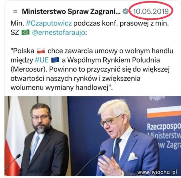 Tyle w temacie Mercosur.