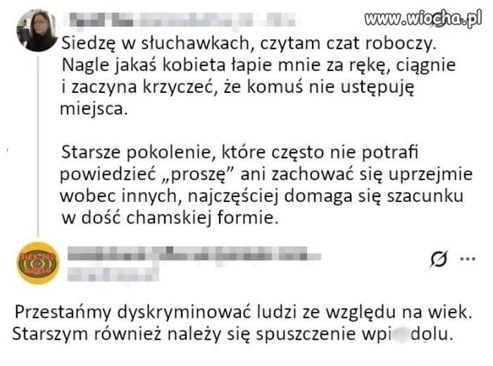 Starsze pokolenia takie są 