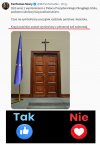 Flaga UE i krzyż - piękny przykład różnorodności