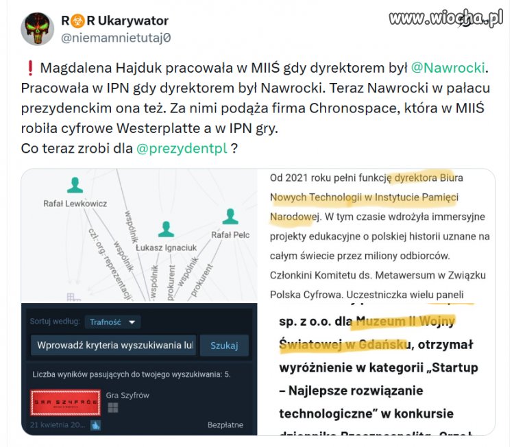 Została doradcą w kancelarii prezydenta 