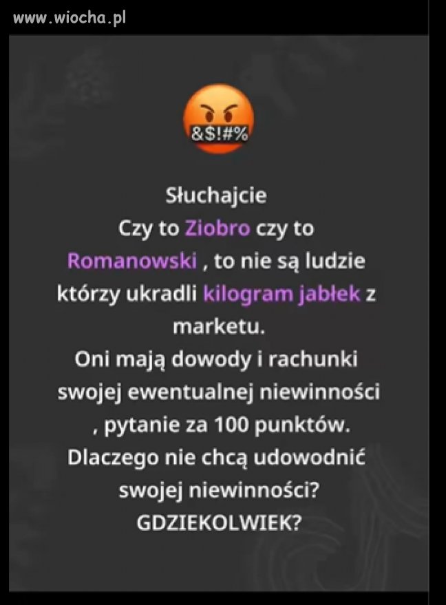 Kilogram jabłek albo patelnię