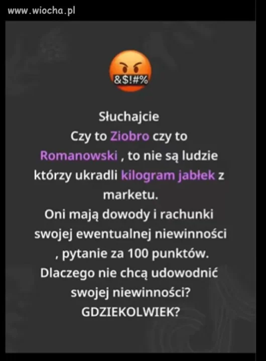 Kilogram jabłek albo patelnię