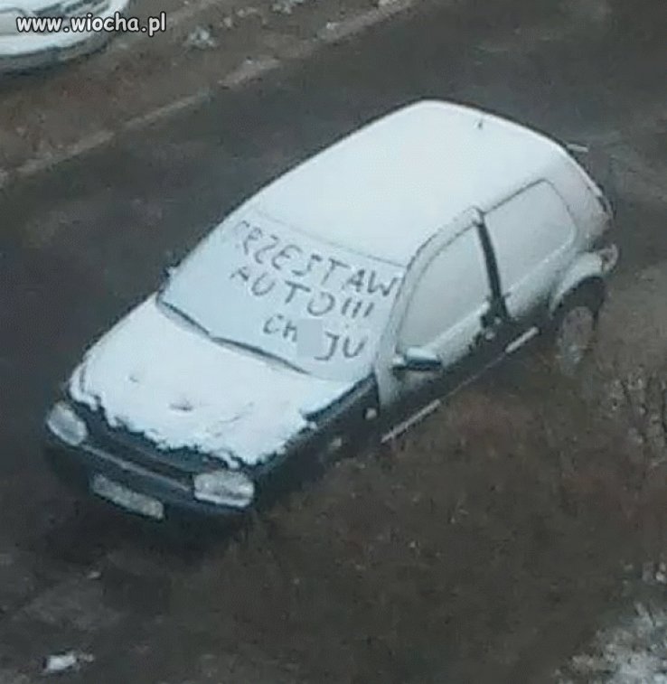 A po ostatnich opadach śniegu...