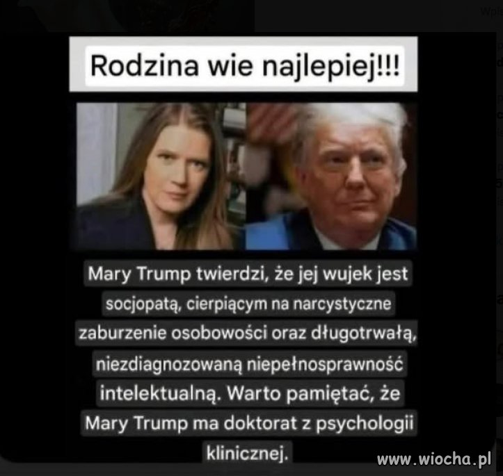 Rodzina zna go najlepiej...