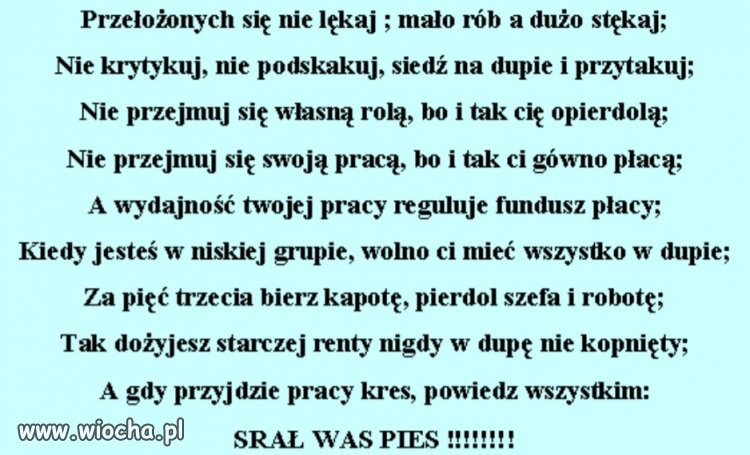 Poniedziałek 