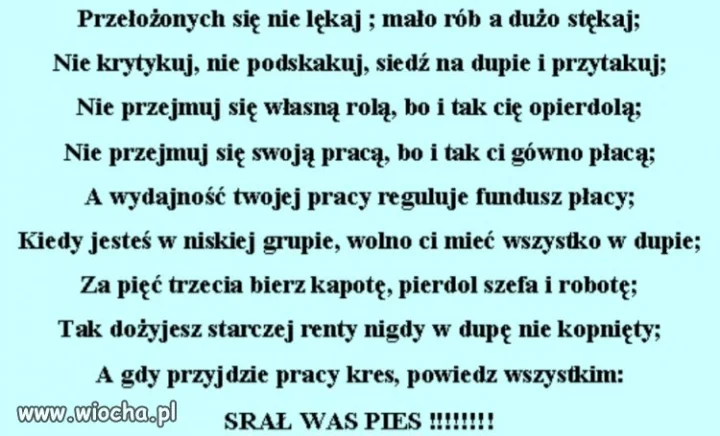 Poniedziałek 