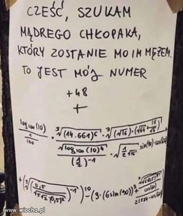 Zamiast Tindera ? matura z matmy
