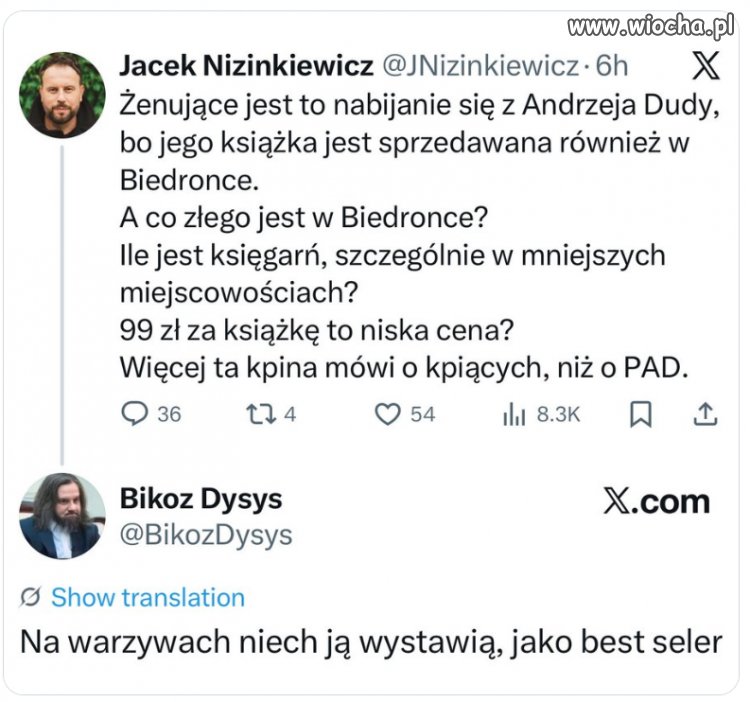 Bikoz Dysys wygrywa internety   
