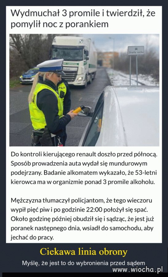 Tłumaczenia kierowców coraz ciekawsze