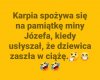 Zapach karpia to wspomnienie Józefa po dziewicy.