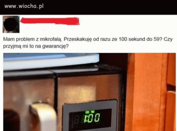 Problem z mikrofalówką