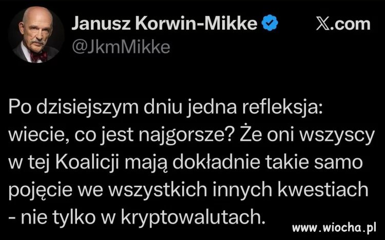 No niestety JKM ma rację