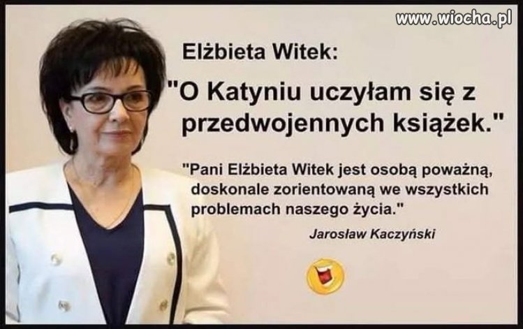 Talenty historyczne Ojomowej Witek.
