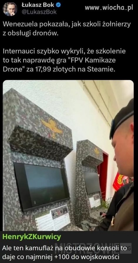 Kamuflaż robi robotę