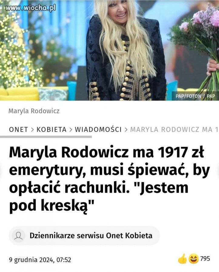 Dramat Maryli Rodowicz...