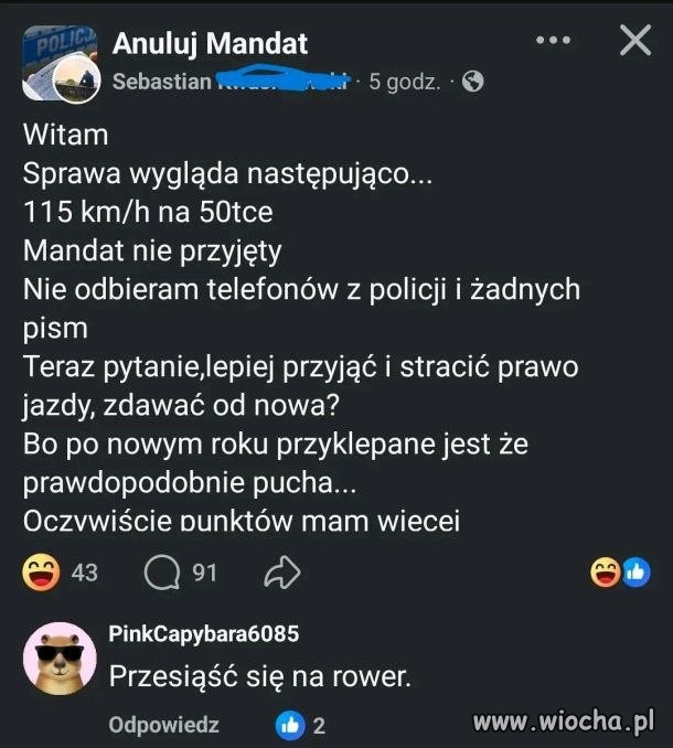 Facebook zamiast prawnika