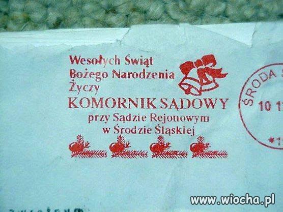 Zaczynają windykacyje od życzenia 