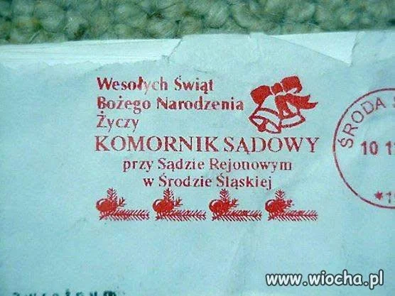 Zaczynają windykacyje od życzenia 
