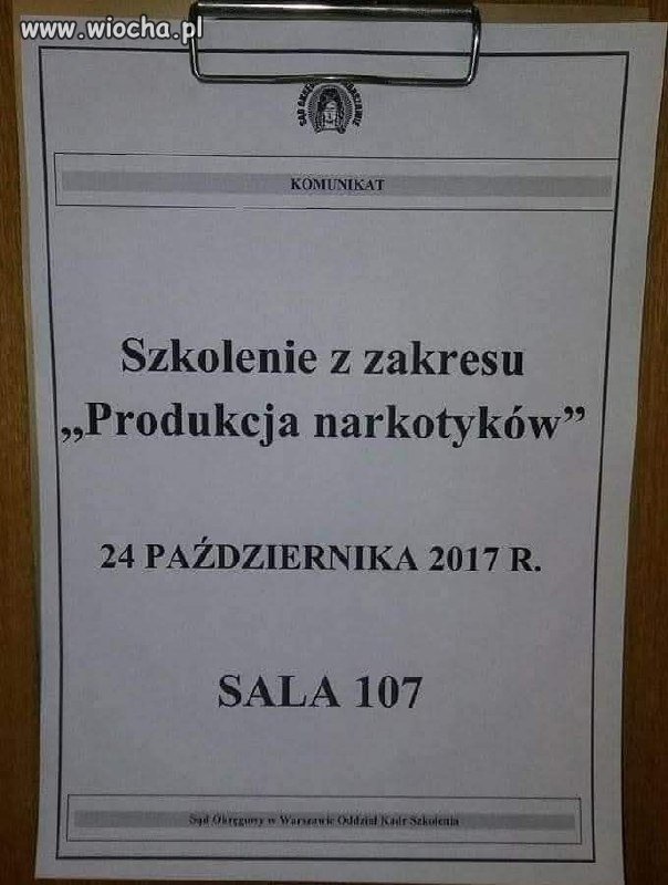 Produkcja narkotyków level oficjalnie