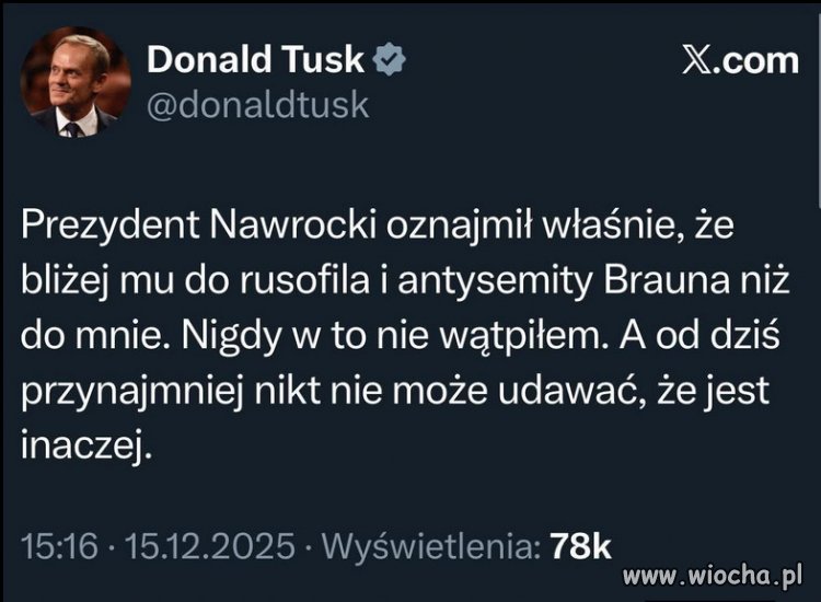 To prezydent...