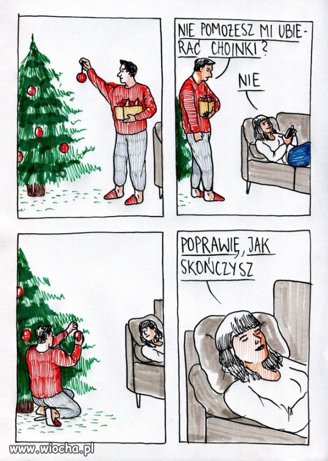 Strojenie choinki 