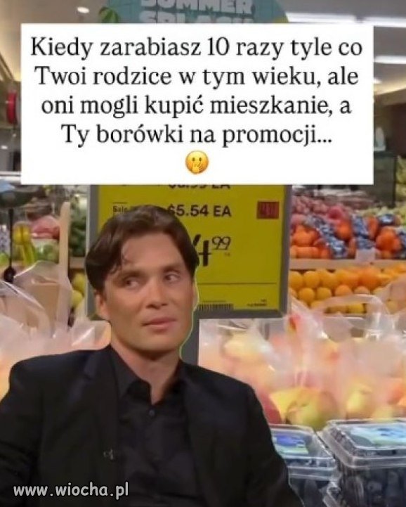 Czasem nawet na borówki