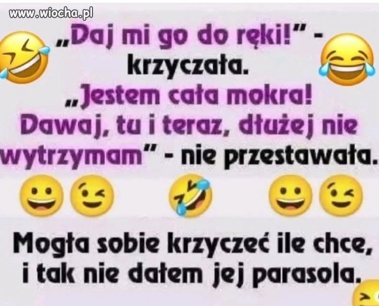 Deszczowy dialog o zupełnie różnych oczekiwaniach