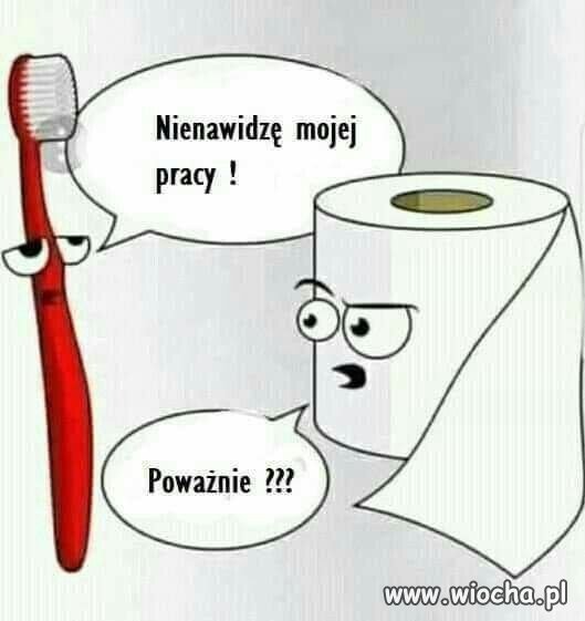 Są zawody trudne? i jest papier toaletowy