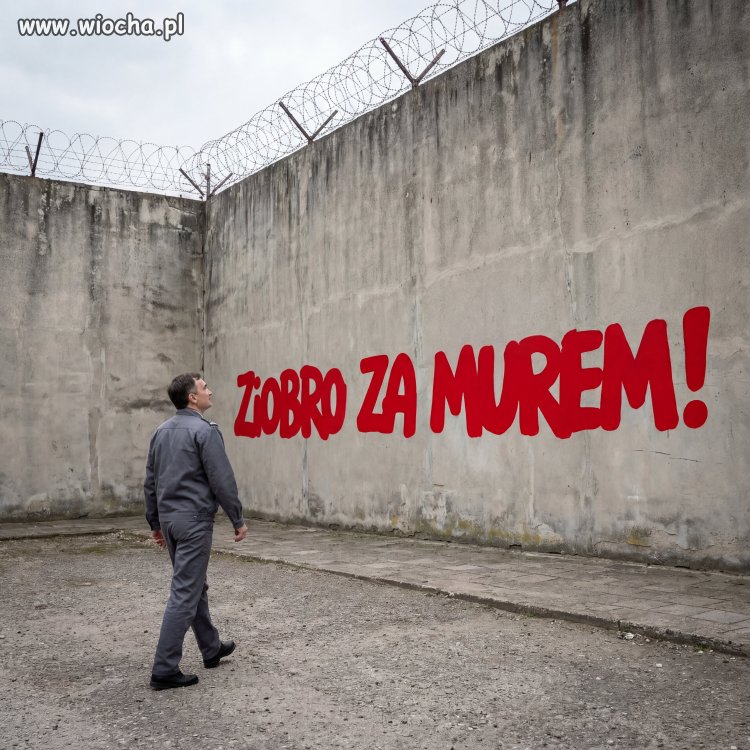 Ziobro za murem ! 