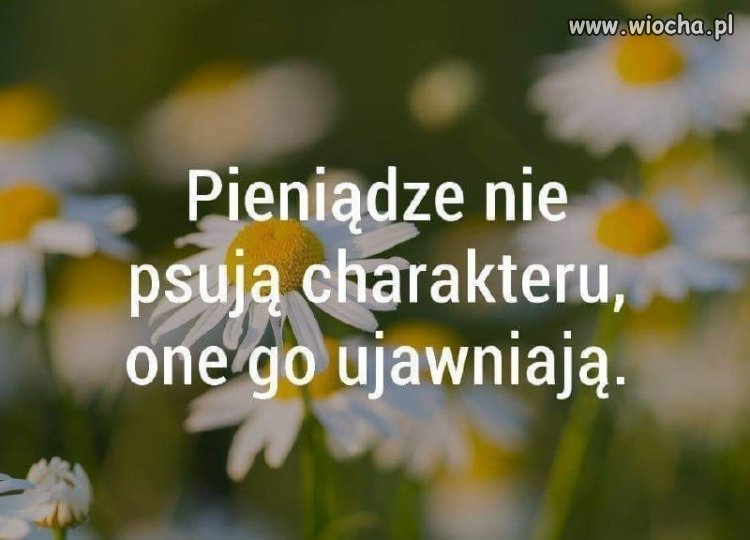 Dopóki portfel pusty, każdy jest filozofem
