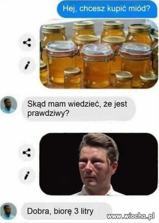 Miód z certyfikatem bólu