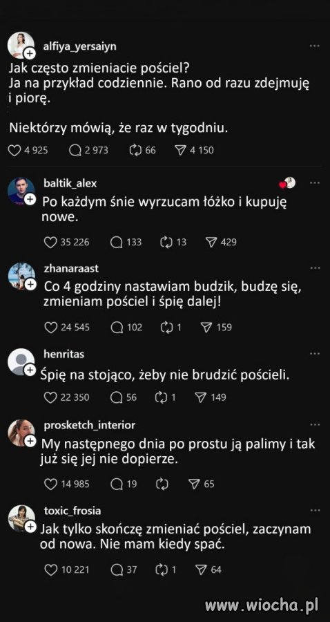 Kto częściej, ten czyściejszy