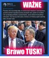 I tak proszę trzymać Panie Premierze Donald Tusk !