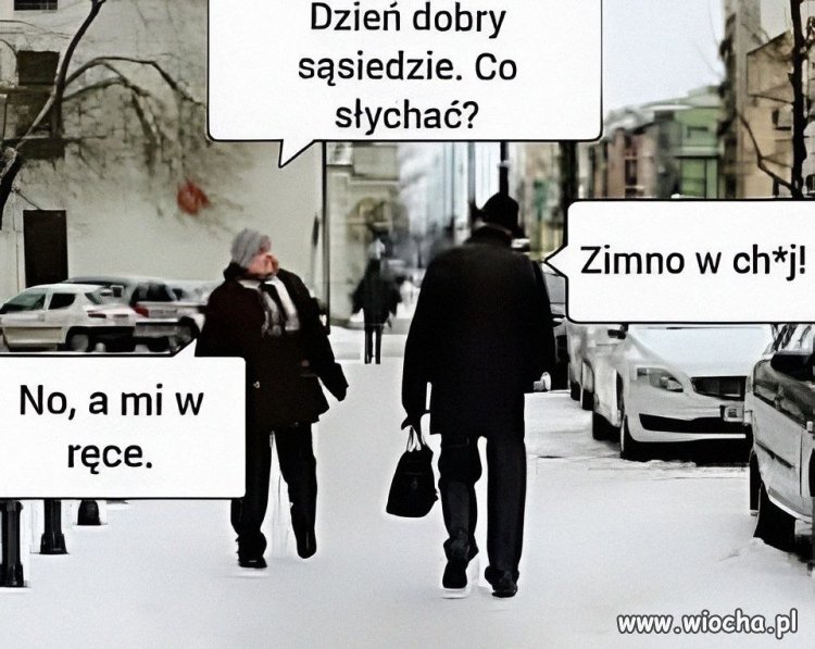 Zimowy klimat, gorąca konwersacja