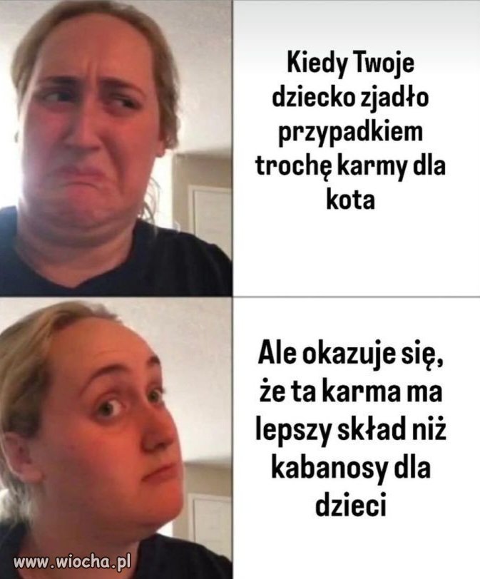 Kto by pomyślał że żarcie dla zwierząt 