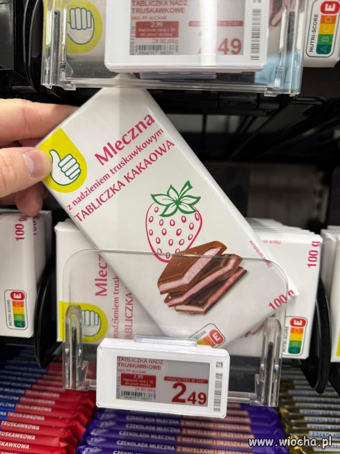 Nawet czekolada już nie identyfikuje się jako czekolada...