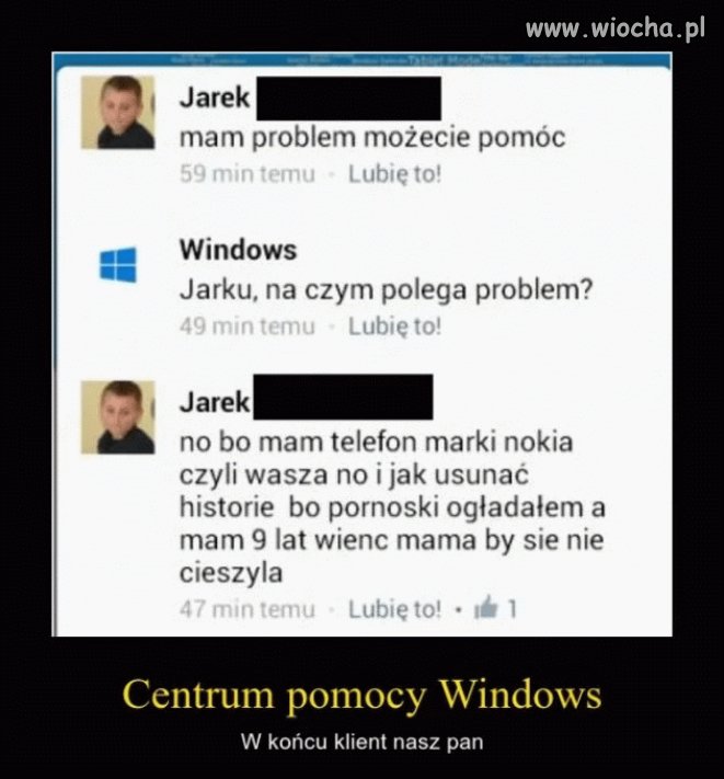 Problem użytkownika