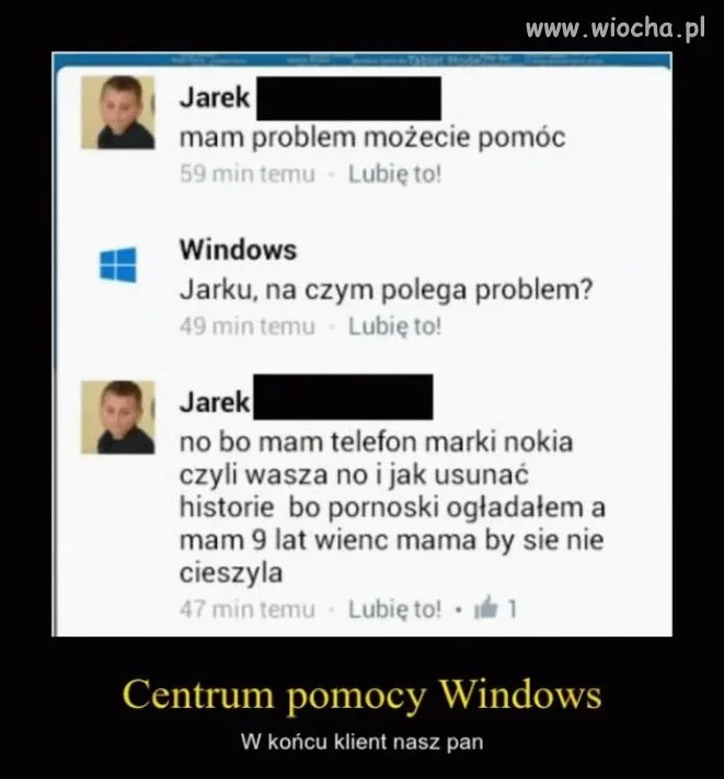 Problem użytkownika