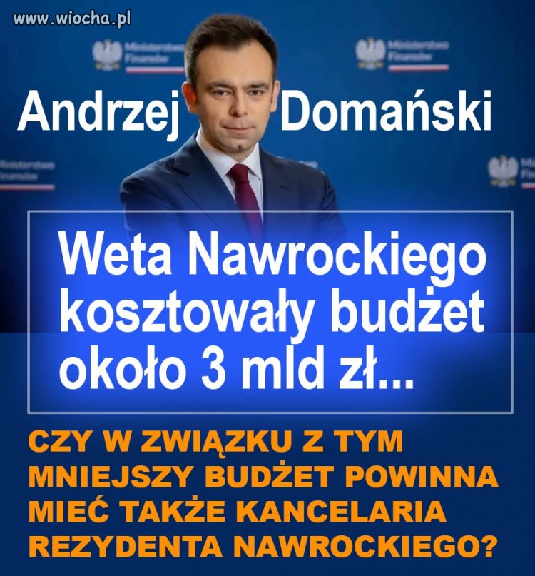 Tak zmniejszyć o 30% a jak będzie dalej wetował, to o kolejne.