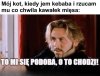 Kebab w rękach, kot rozrasta się w radości