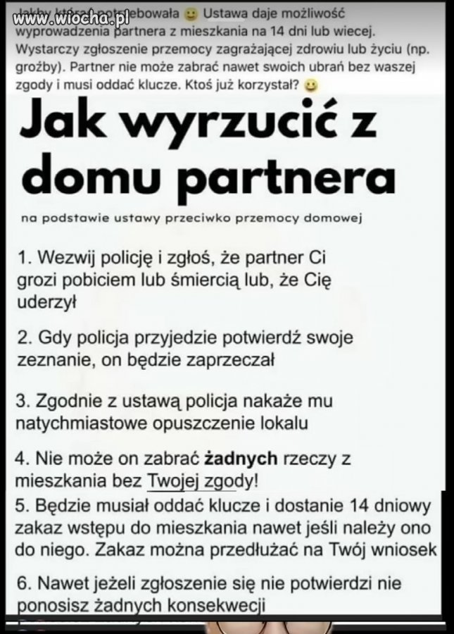 Instruktarz jak wyrzucić faceta z jego domu