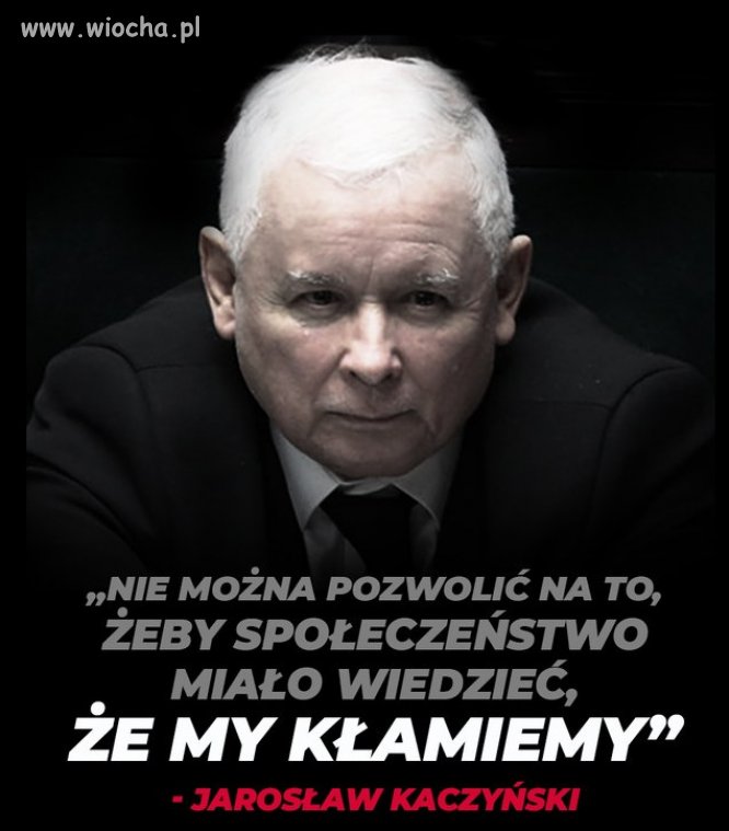 Pis kłamał, kłamie i kłamać będzie ... to ich polityka!